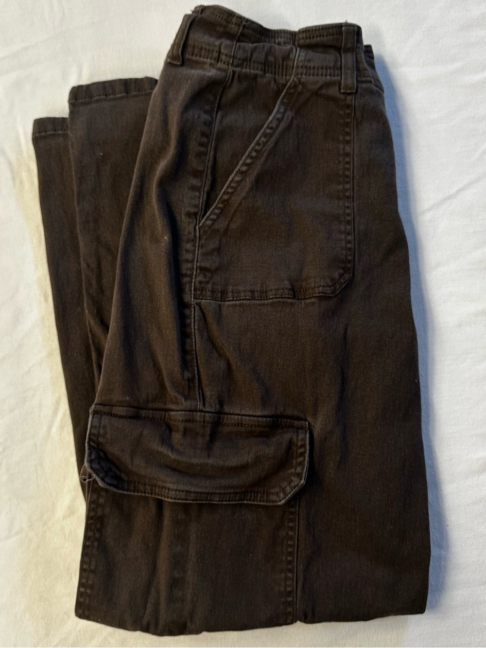 RE Generation Celebrity Pink Brown Relaxed Cargo Pants 13/31